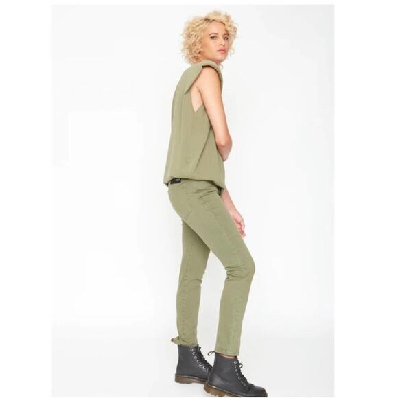 Free People x Sandrine Rose - NWT Army Skinny Jeans - Picture 1 of 12